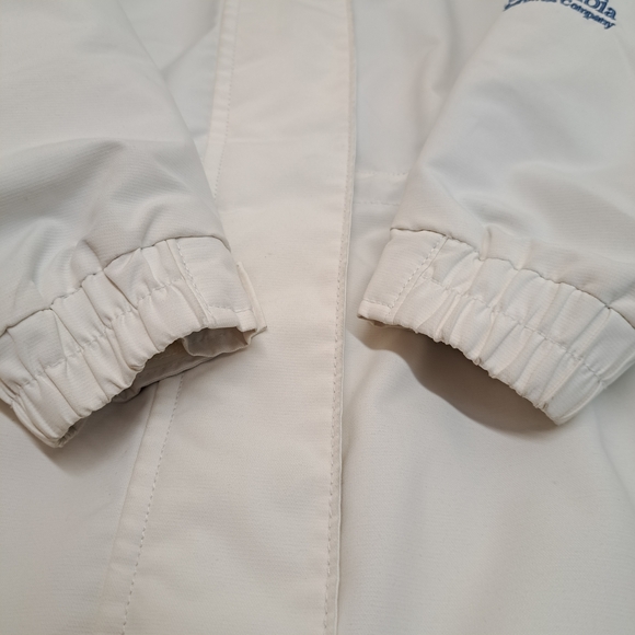 Columbia Women's Winter Coat White and Blue Jacket Size Large. - Picture 5 of 12